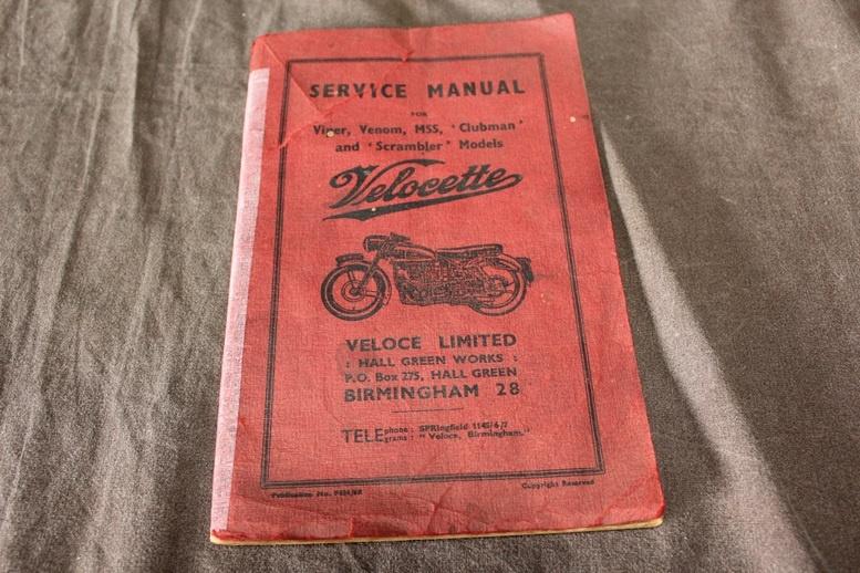 Velocette Viper venom MSS Clubman Scrambler service manual, Ophalen of Verzenden, Overige merken