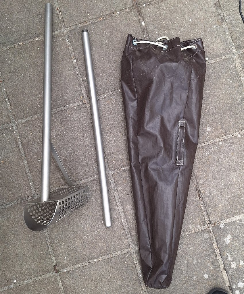 metal detector zandschep, Ophalen, Zo goed als nieuw
