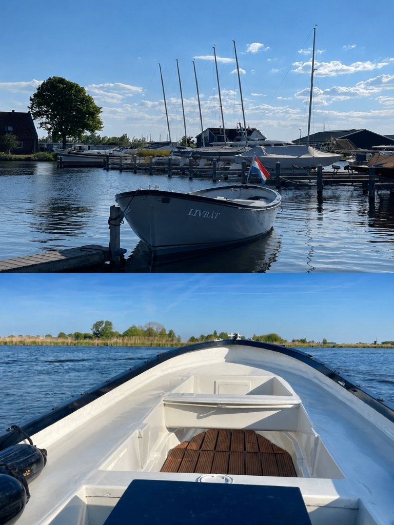 Reddingssloep – 7,2 meter – Volvo Penta diesel 36 PK, Gebruikt, Rondzit, Binnenboordmotor, Diesel