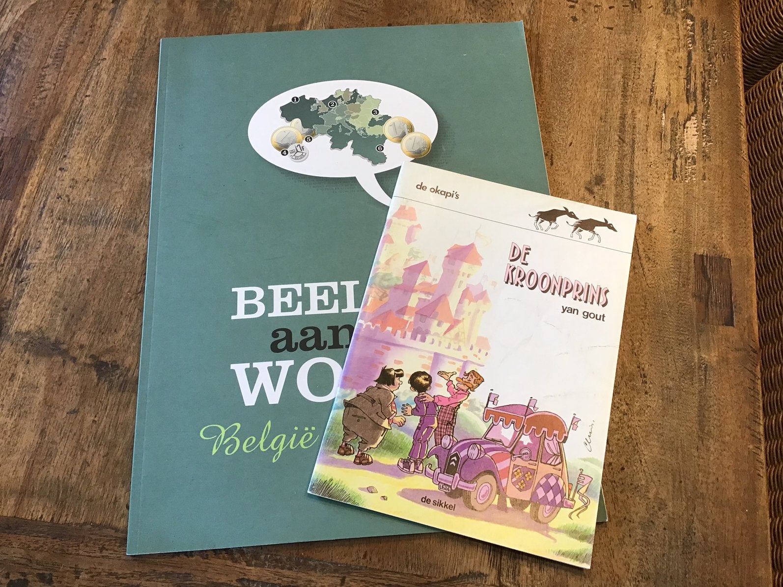 Belgie en de wereld + de kroonprins, Boeken, Ophalen of Verzenden, Zo goed als nieuw