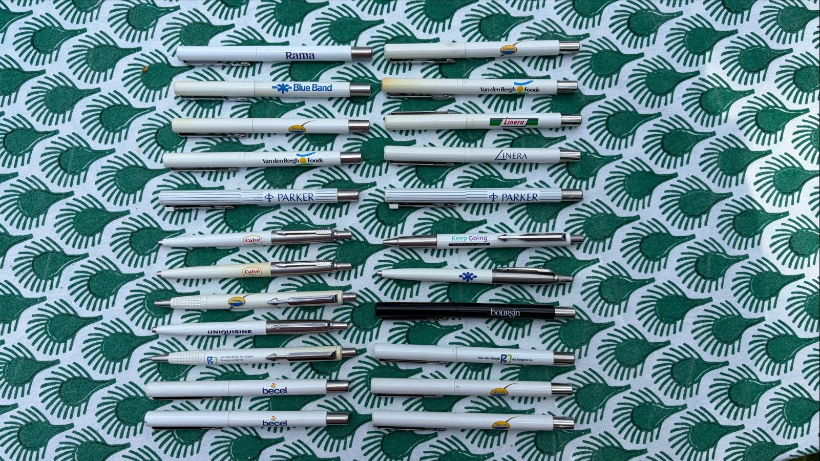 Parker pennen met reclame opdruk, Verzamelen, Pennenverzamelingen, Verzenden, Balpen, Parker, Met reclame