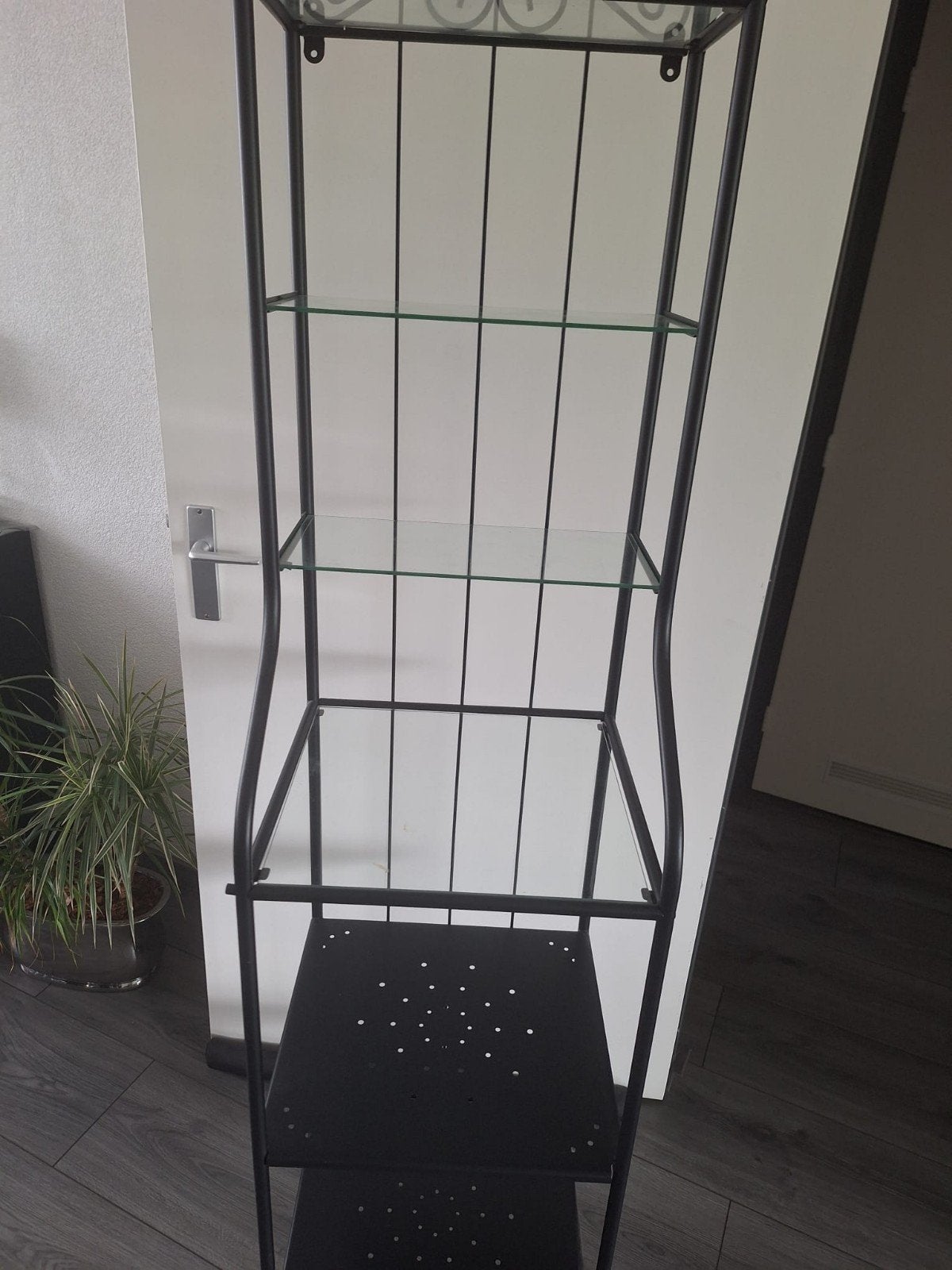 Rönnskär badkamer stellingkast Ikea zwart, Ophalen of Verzenden, Zo goed als nieuw