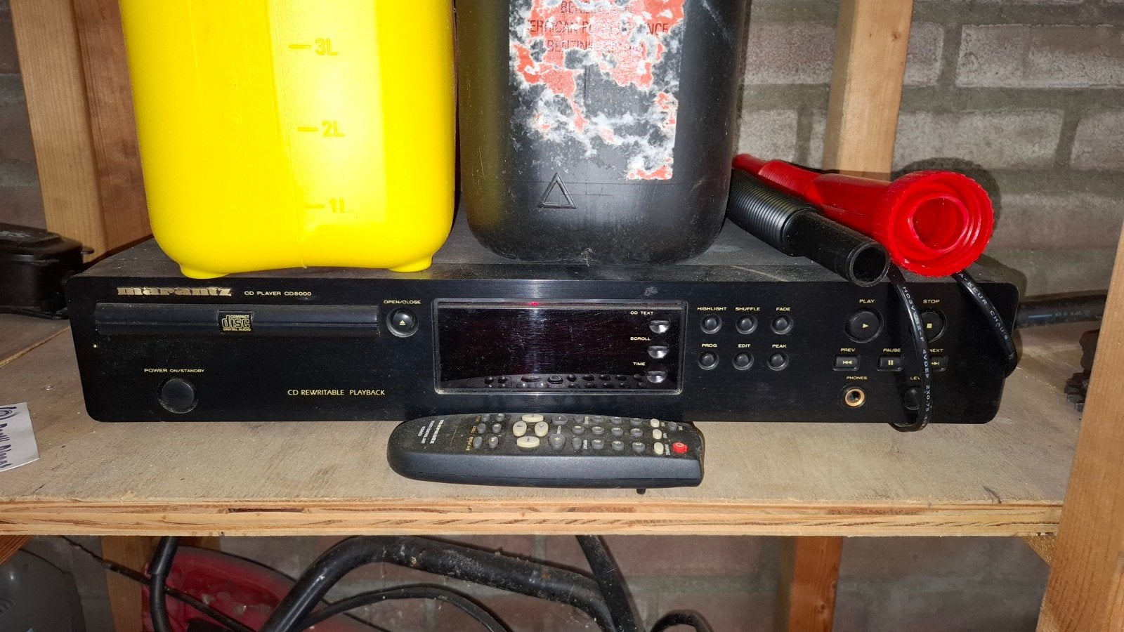 Marantz CD5000 CD-speler met afstandsbediening, Ophalen