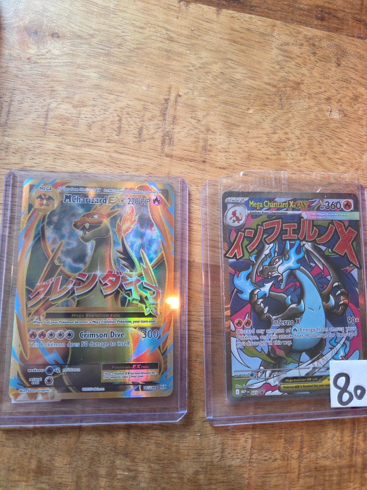 2x Charizard pokemon kaarten, Hobby en Vrije tijd, Verzamelkaartspellen | Yu-gi-Oh!, Ophalen of Verzenden