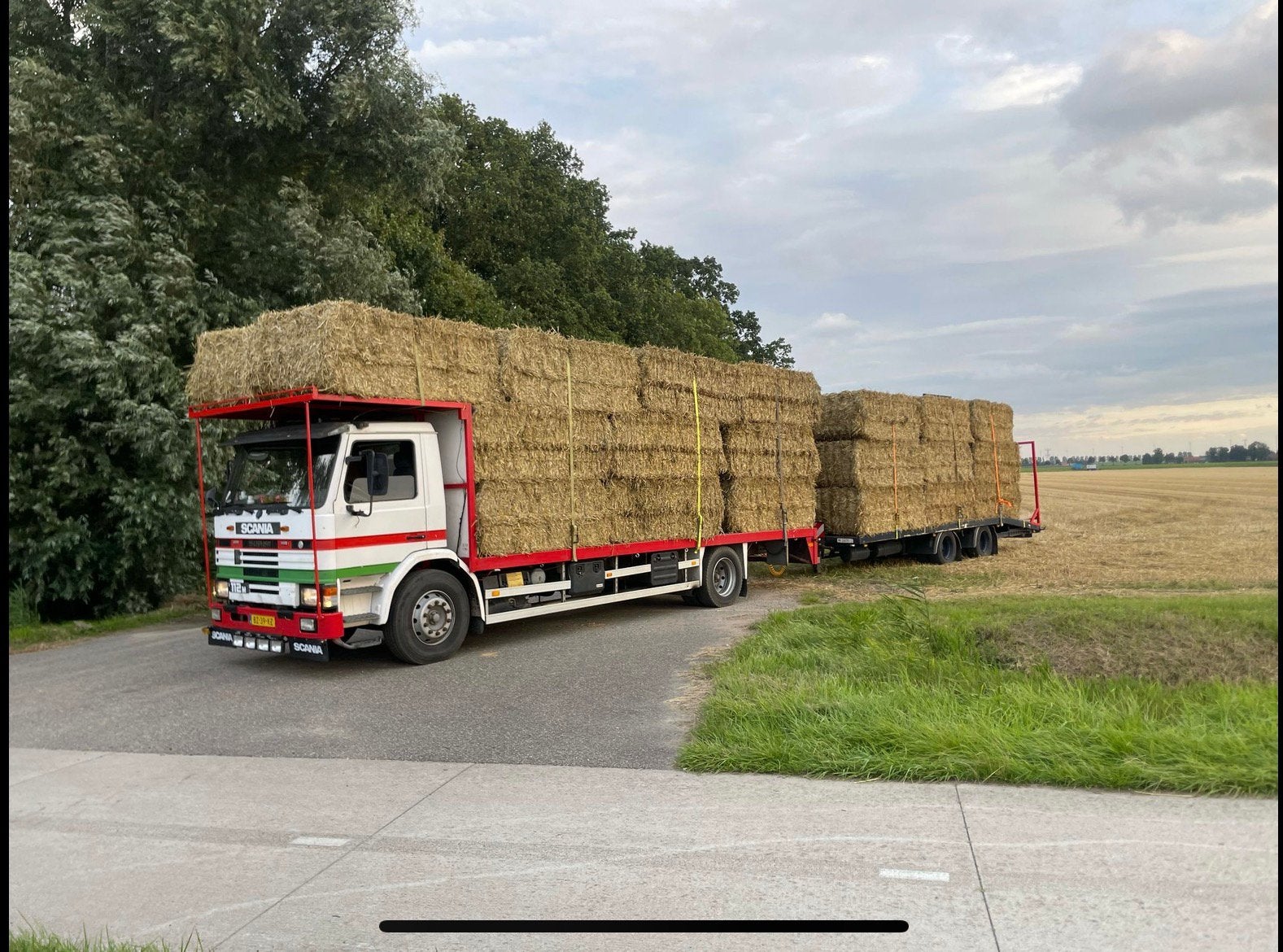 Kleine en grote balen tarwe stro, Dieren en Toebehoren, Ophalen of Verzenden