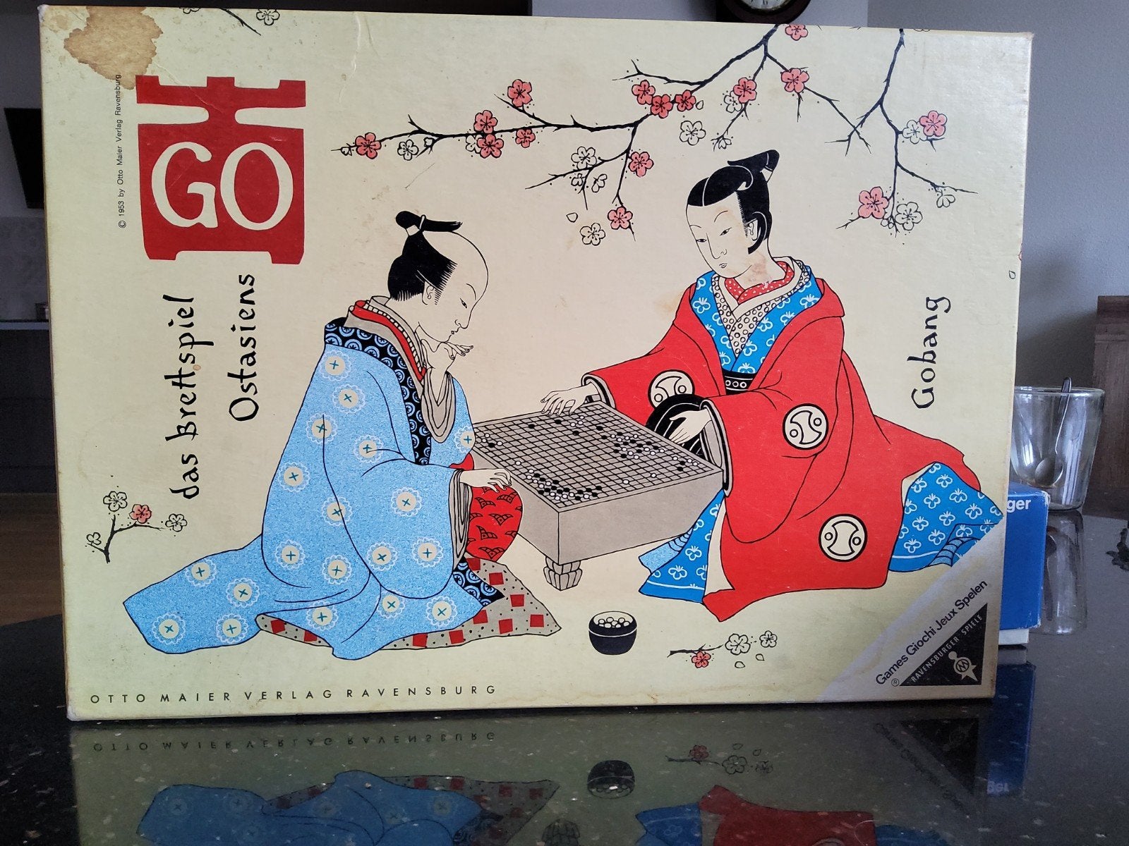 Go-spel en Gobang - Ravensburger (vintage), Een of twee spelers, Ophalen of Verzenden, Gebruikt, Ravensburger