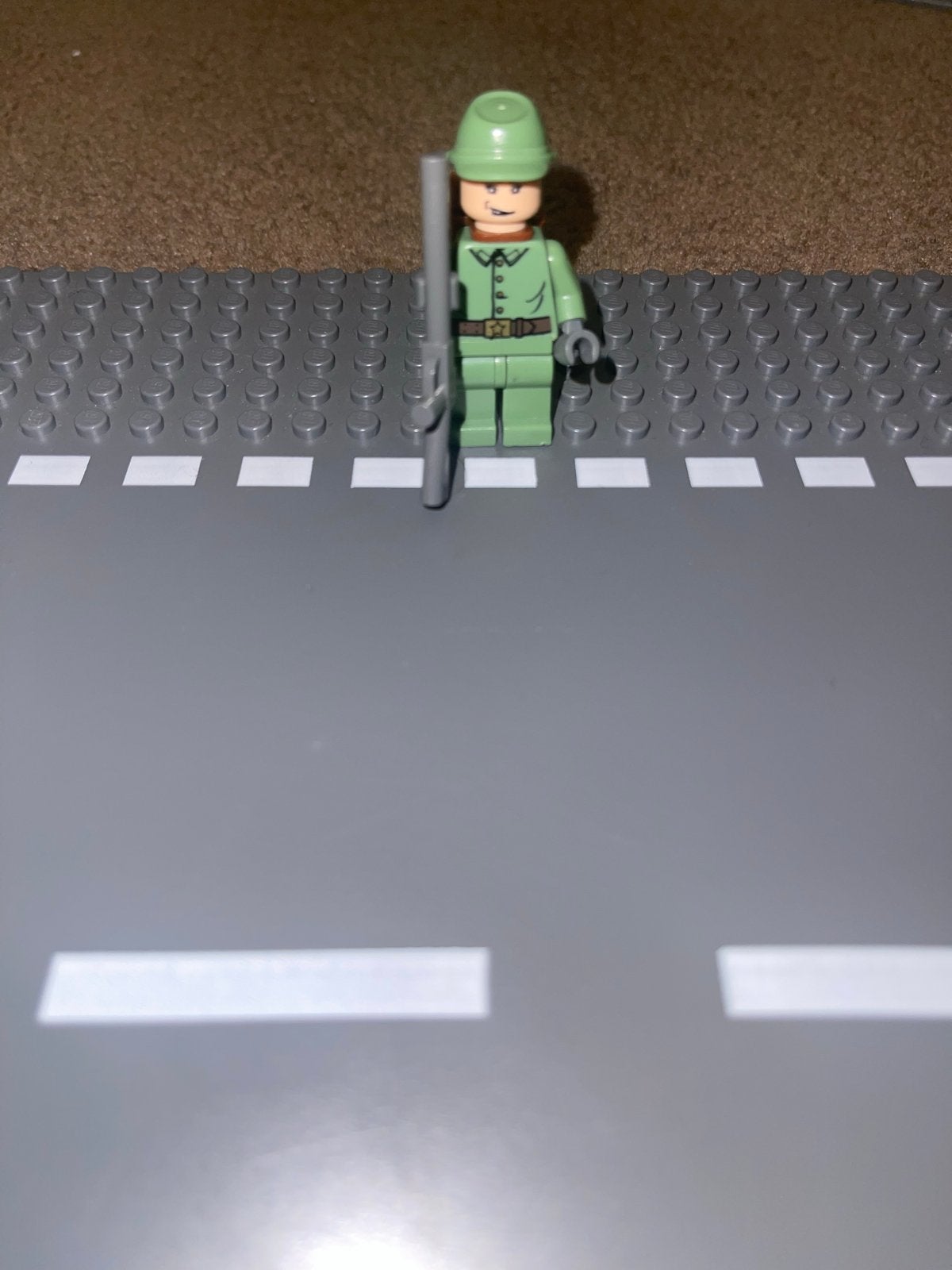 Lego minifiguur soldaat met geweer, Ophalen of Verzenden, Zo goed als nieuw, Overige merken