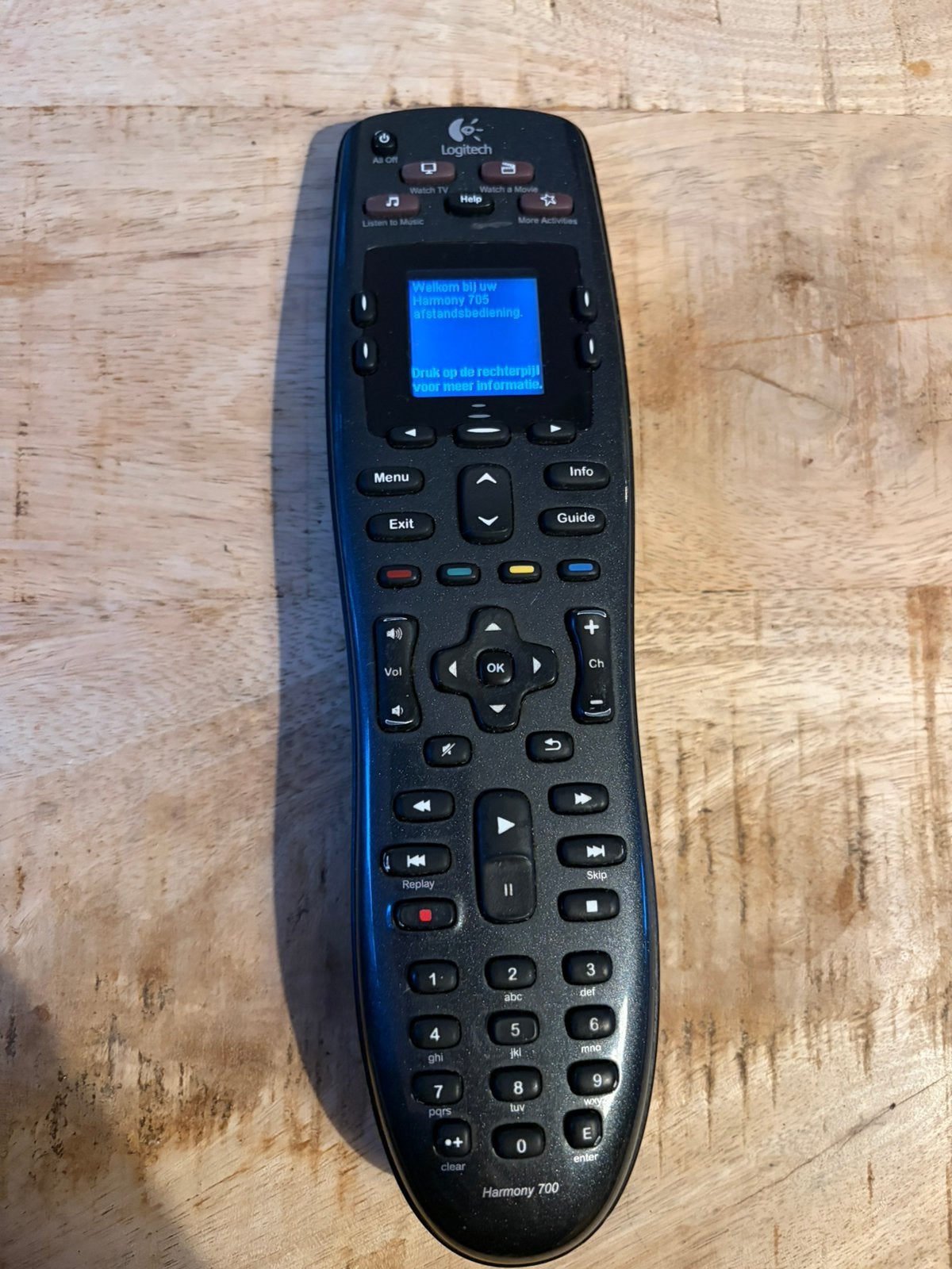 Logitech Harmony 700, Gebruikt, Universeel, Ophalen of Verzenden, Mediaspeler