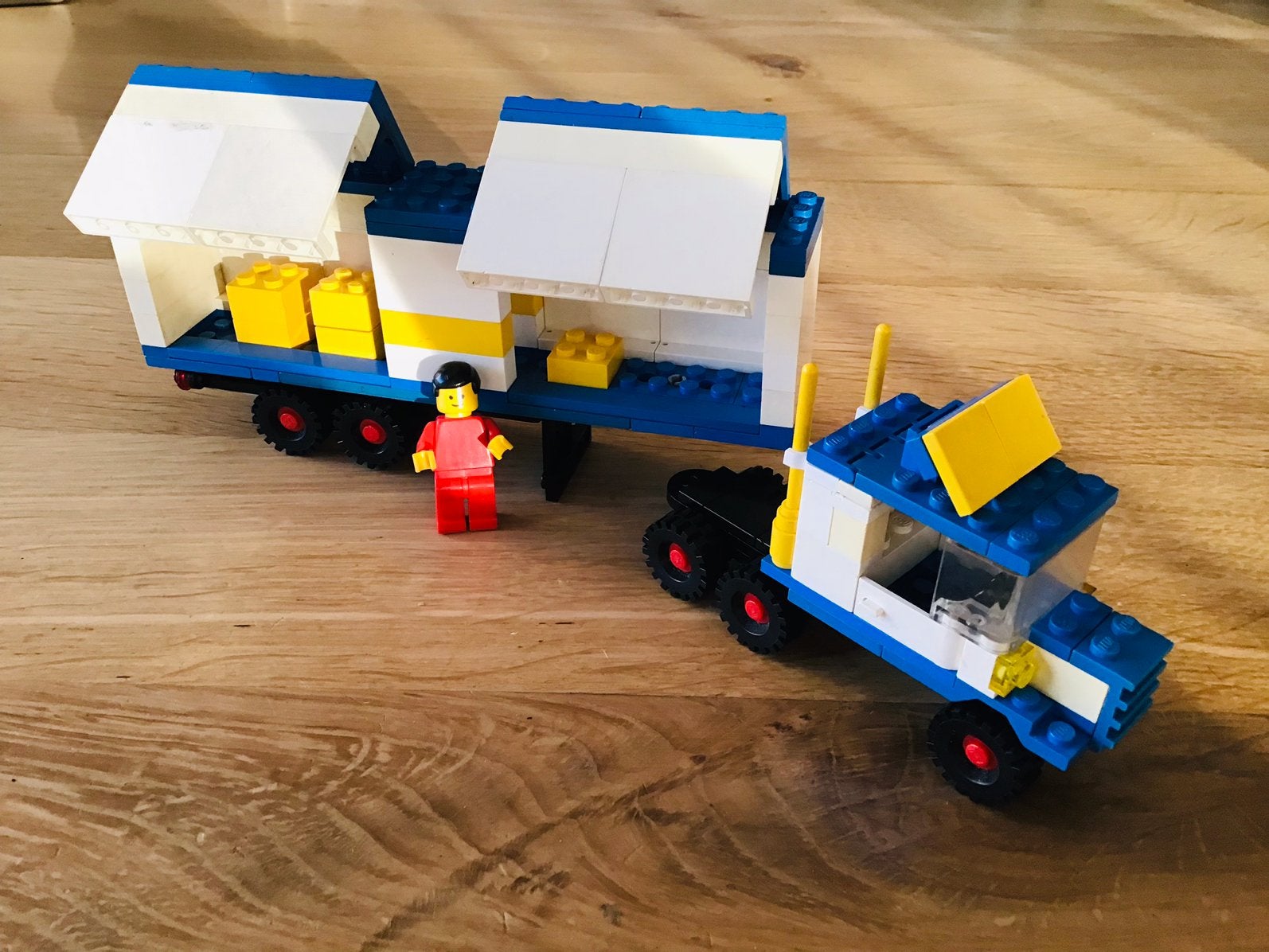 LEGO Legoland 6367, truck, vrachtwagen, compleet en IGS, Kinderen en Baby's, Speelgoed | Duplo en Lego, Gebruikt, Lego, Ophalen of Verzenden