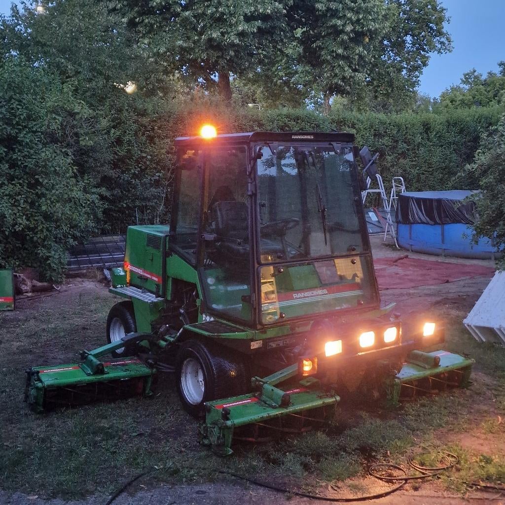 2x 4 cilinder diesel maaier Roberine / Ransomes v.a  €3450, Tuin en Terras, Grasmaaiers, Gebruikt, Elektrische starter, Ophalen