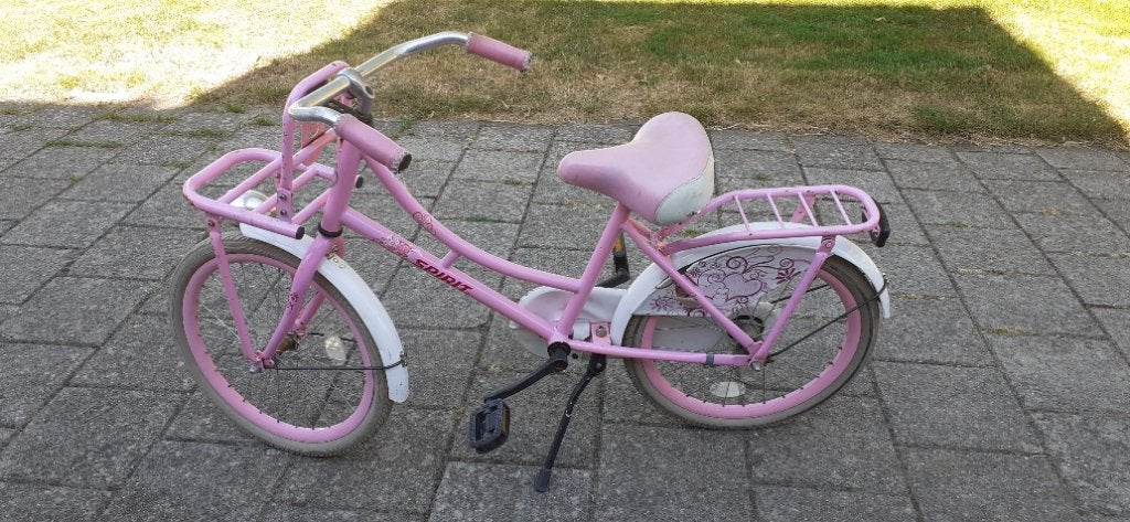 Fiets roze 20 inch, Ophalen, Gebruikt, Spirit, Terugtraprem