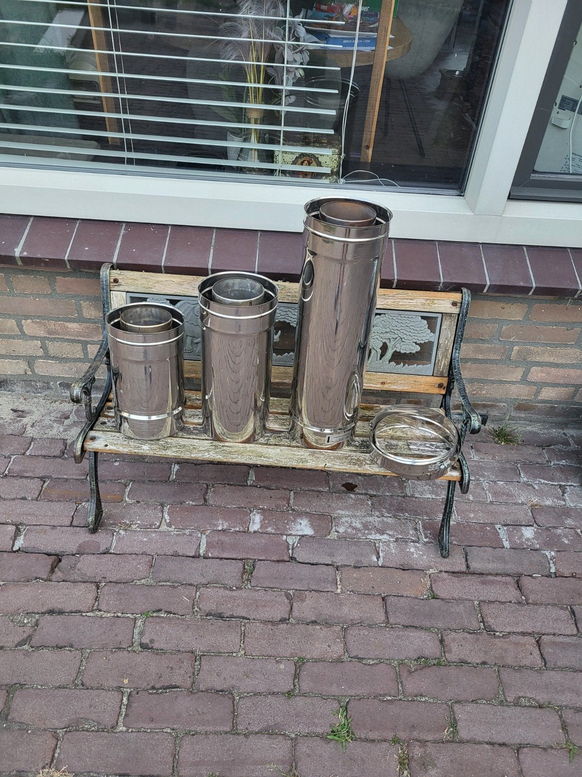 kachelpijp, Huis en Inrichting, Kachels, Ophalen, Hout, Houtkachel