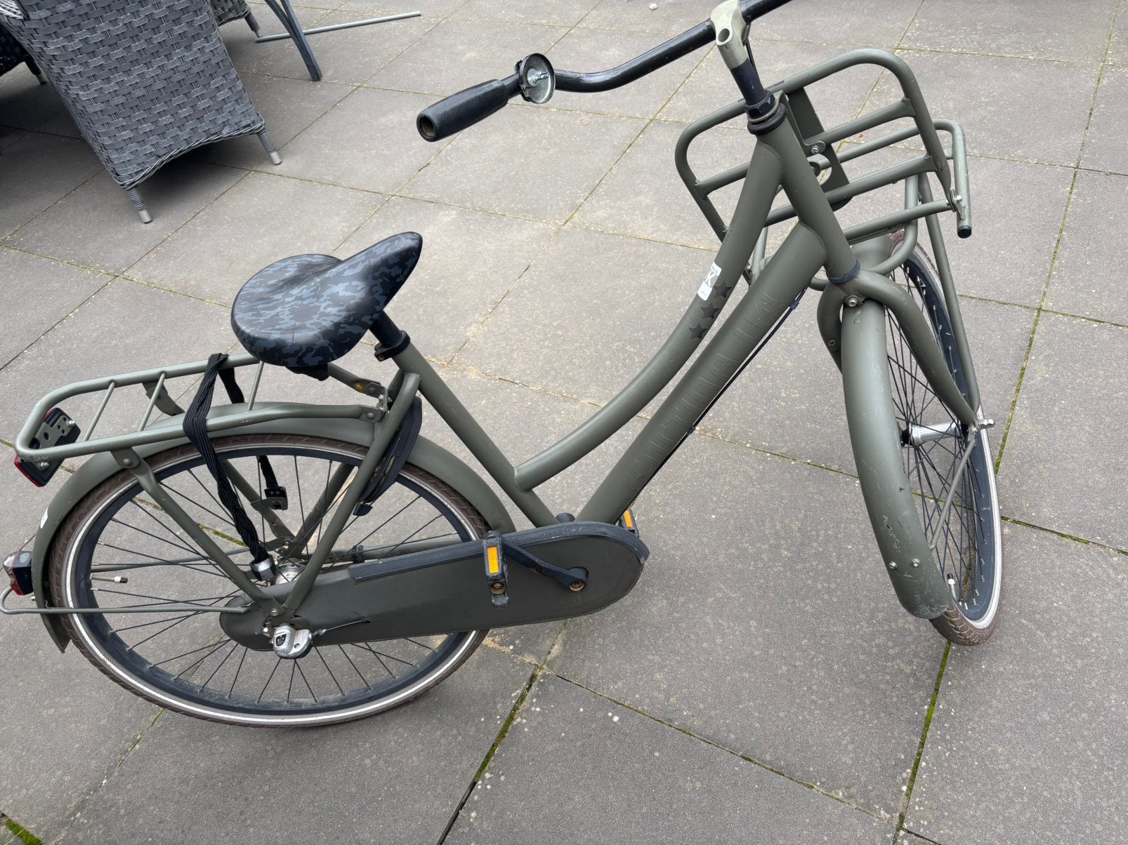 Cortina U4 Transport Damesfiets - 28 inch - Met voordrager, Ophalen, Gebruikt, Handrem