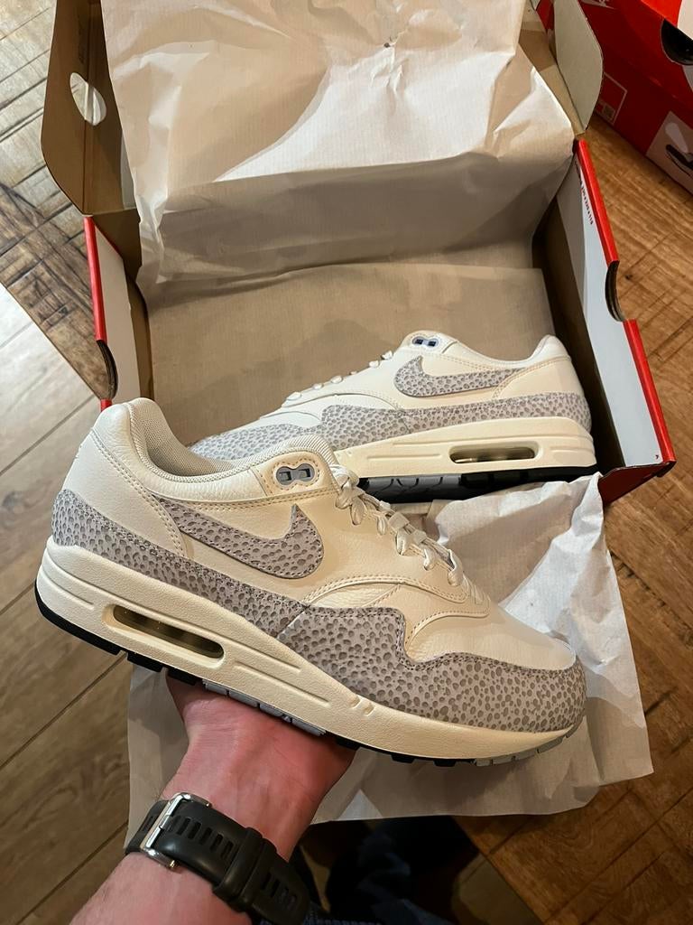 Air max 1 summit white, Ophalen of Verzenden, Zo goed als nieuw, Wit