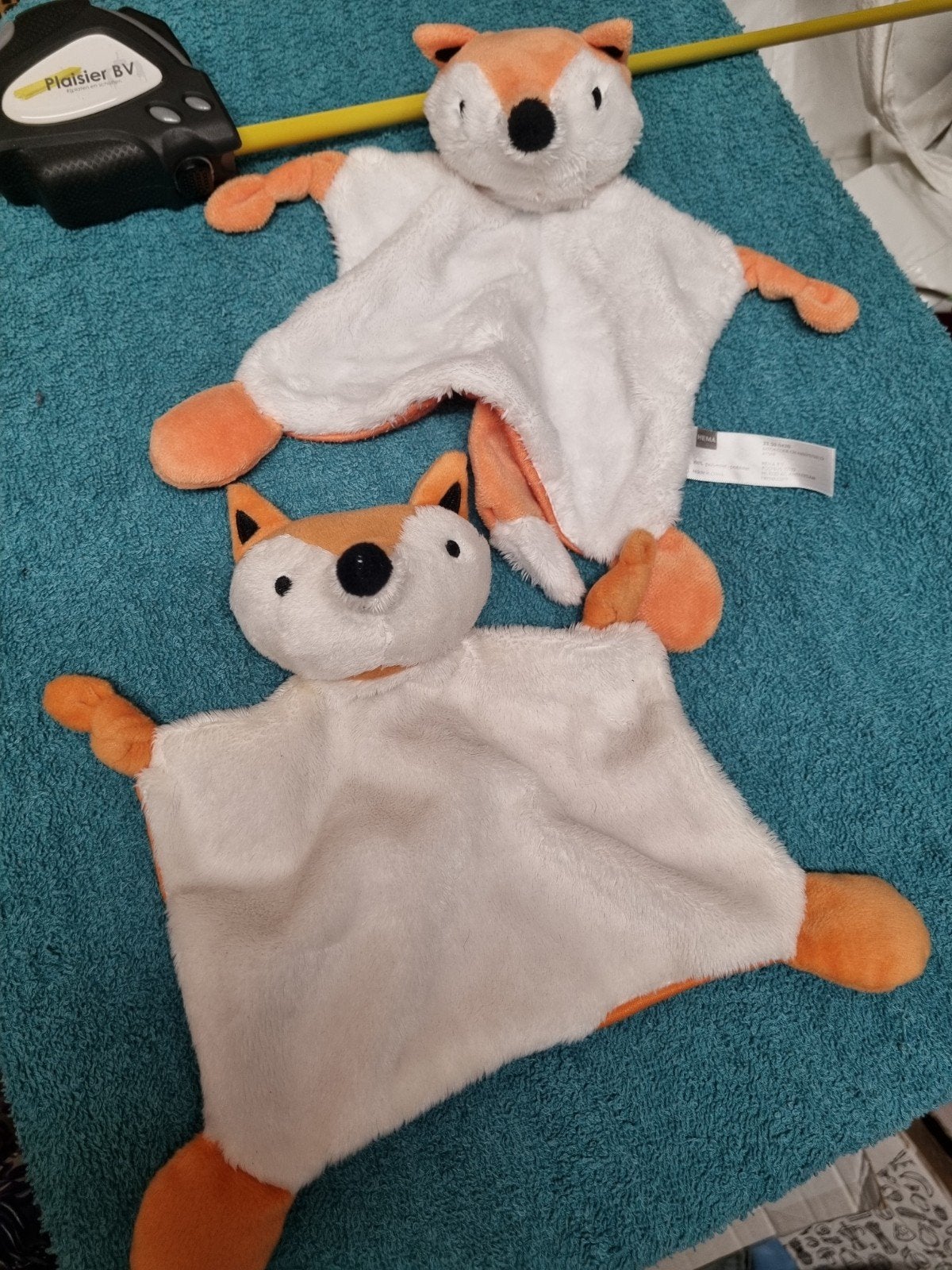 Hema vos knuffel doekjes nr 40, Kinderen en Baby's, Speelgoed | Knuffels en Pluche, Ophalen of Verzenden, Zo goed als nieuw, Overige typen