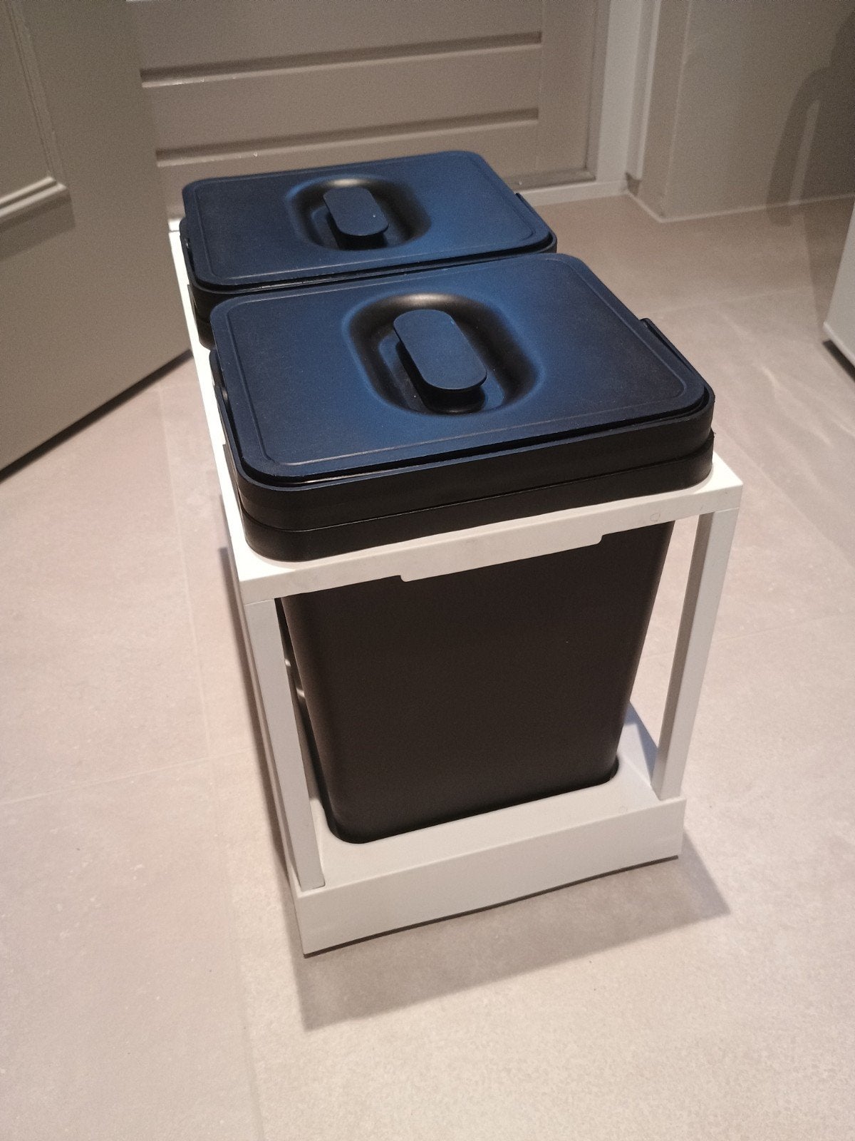 IKEA UTRUSTA uittrekbare afvalstation / prullenbak, Ophalen, Gebruikt
