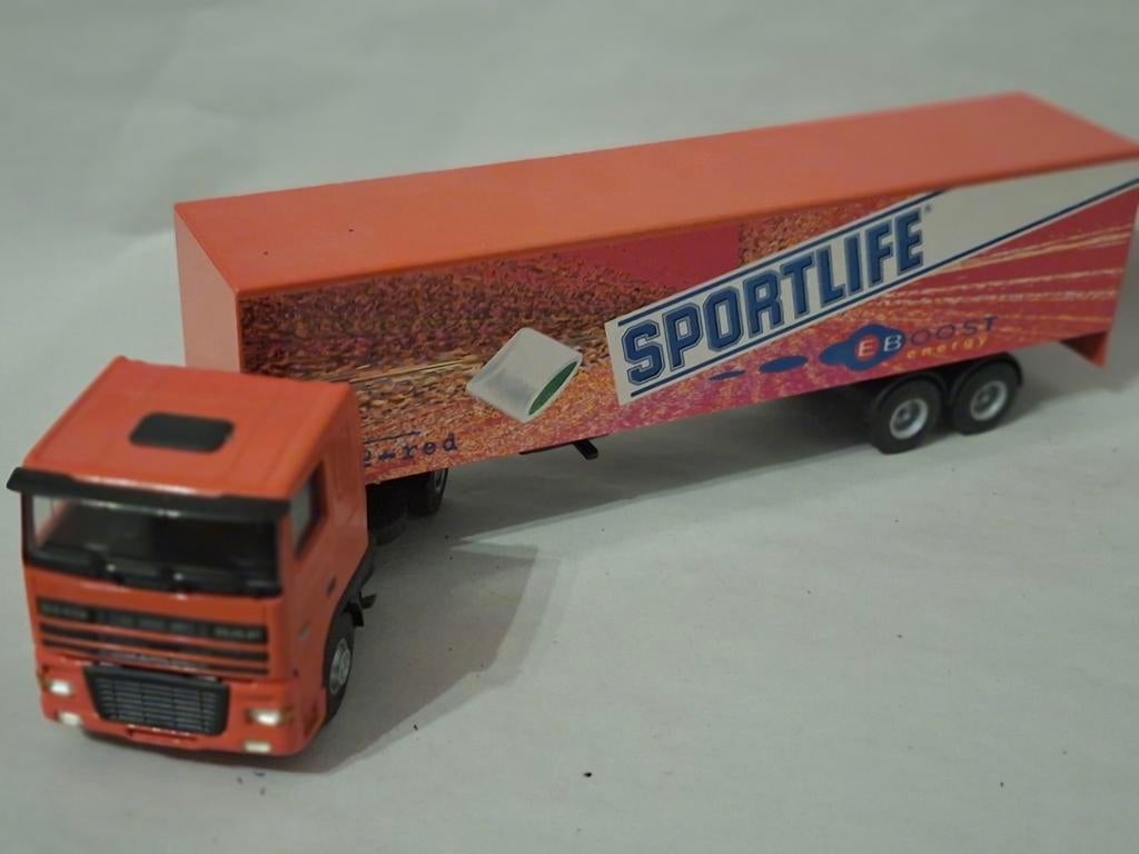 DAF 95 XF 480 Lion Toys Sportlife Eboost 1:50, Ophalen of Verzenden, Gebruikt, Bus of Vrachtwagen, Lion Toys