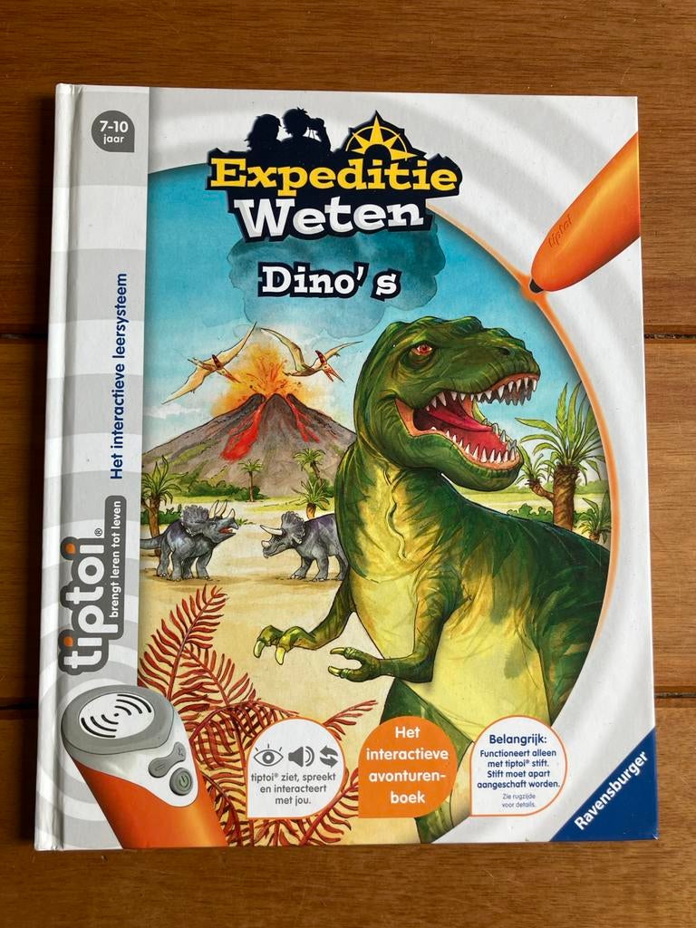 Tiptoi Expeditie Weten: Dino's - Interactief Avonturenboek, Ophalen of Verzenden, Zo goed als nieuw, Non-fictie