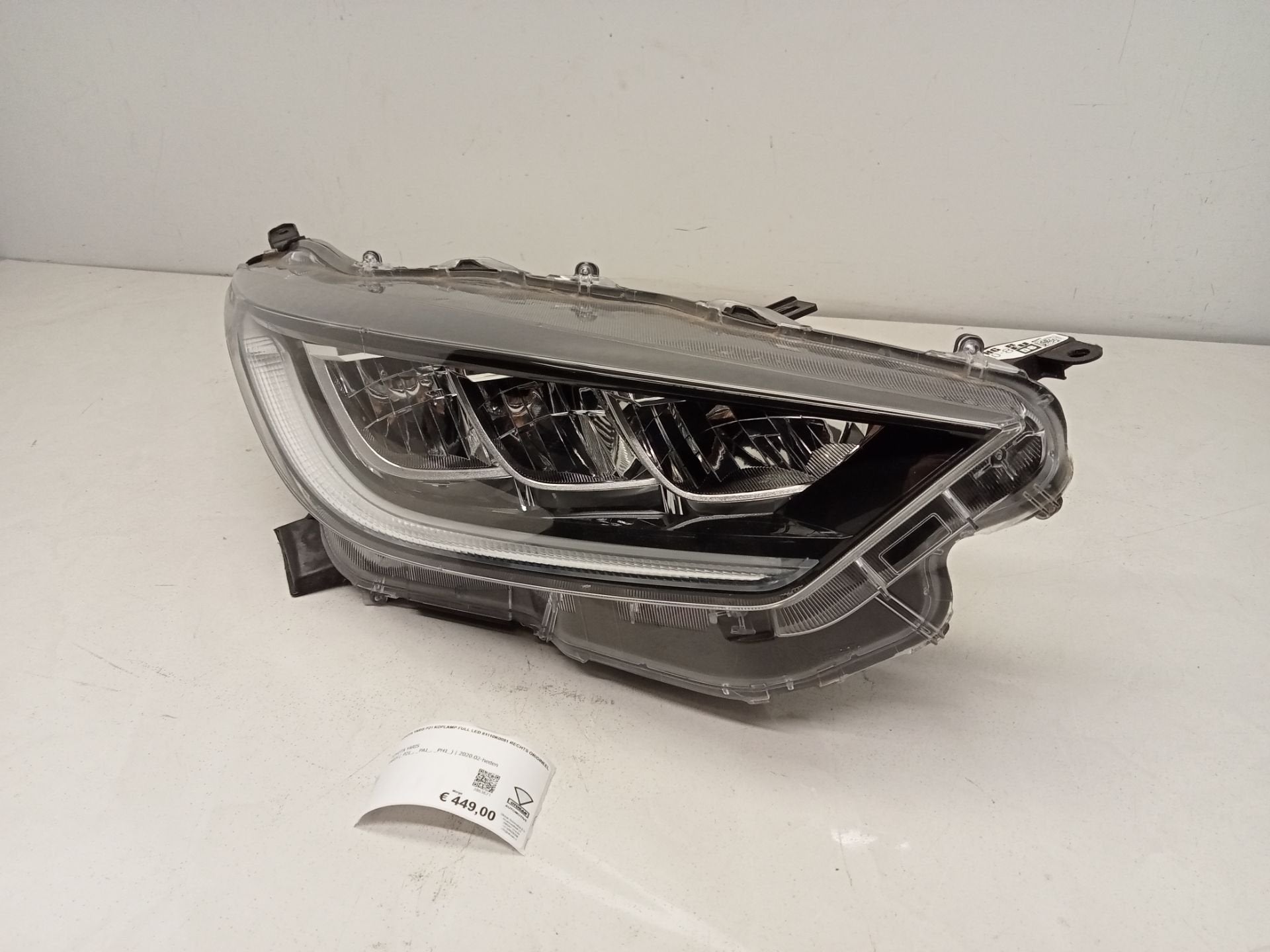 Toyota Yaris P21 Koplamp Full Led 81110k0081 Rechts Originee