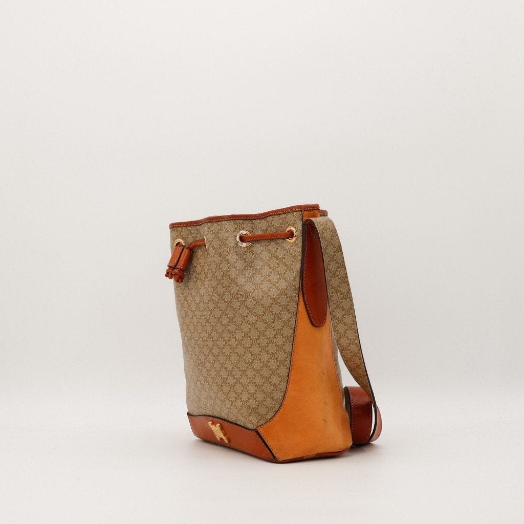 Celine Triomphe Céline bucket tas, Verzenden, Gebruikt, Zwart, Overige typen