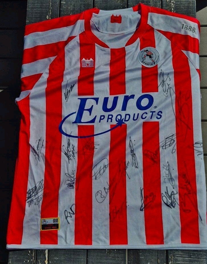 Gesigneerd Sparta Rotterdam Shirt - Euro Products, Maat XL, Ophalen of Verzenden, Zo goed als nieuw, Shirt