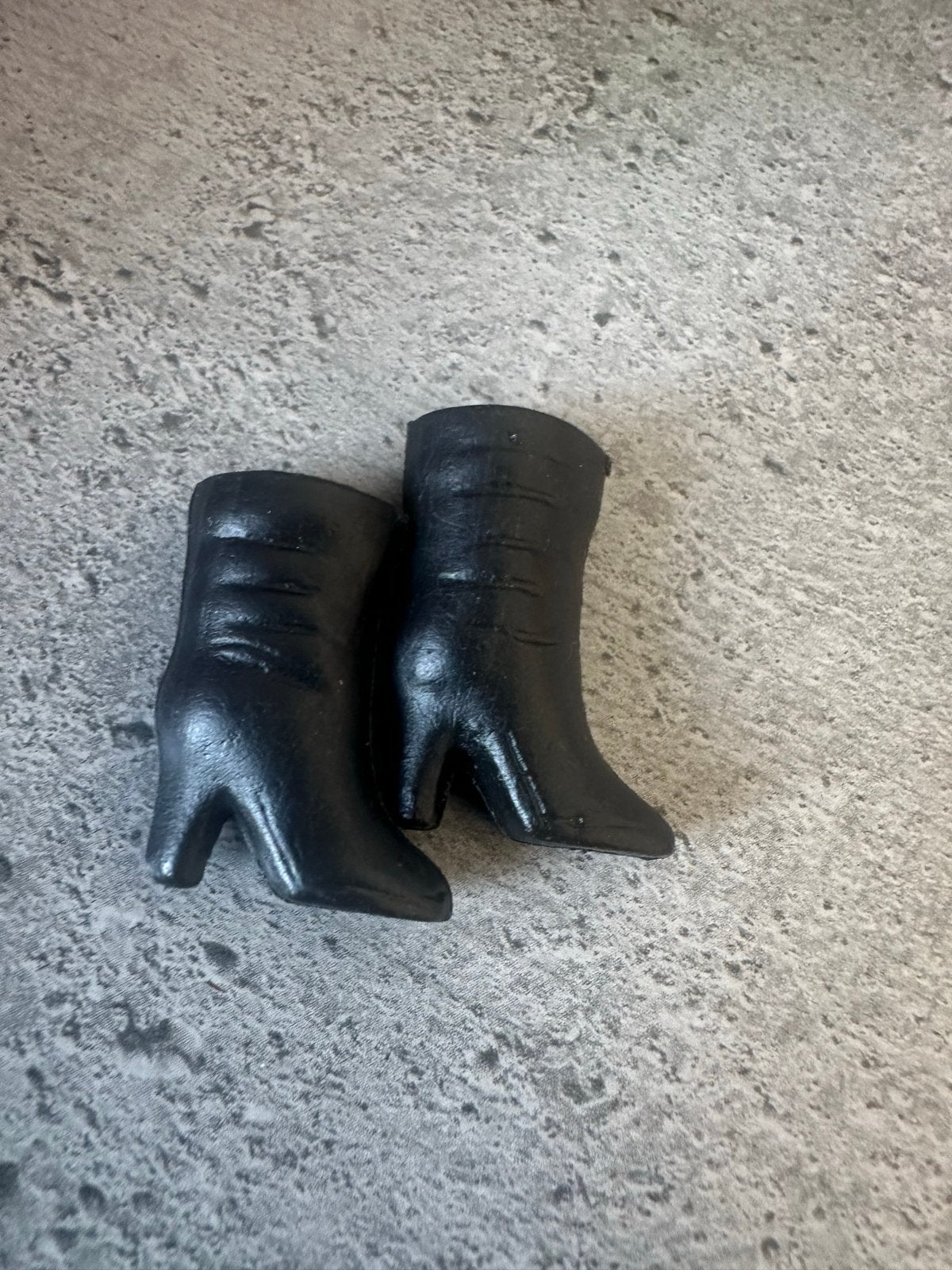 Vintage Barbie laarzen - Zwart, Verzamelen, Poppen, Ophalen of Verzenden, Gebruikt
