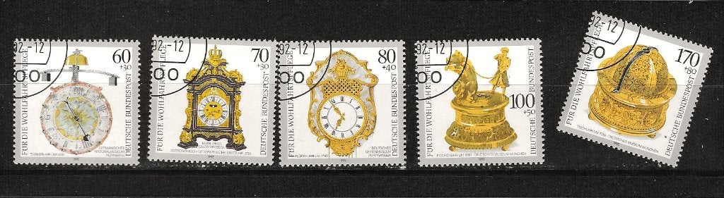 Uurwerken BRD 1631-1635, Ophalen of Verzenden, Gestempeld, Overige thema's