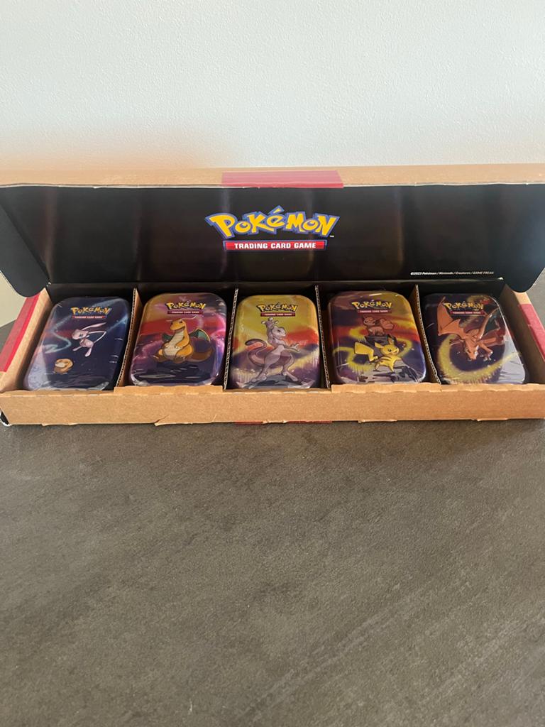 Pokemon Kanto Power MiniTin 5-Pack(Evolving Skies + FusionS), Ophalen of Verzenden, Nieuw, Boosterbox