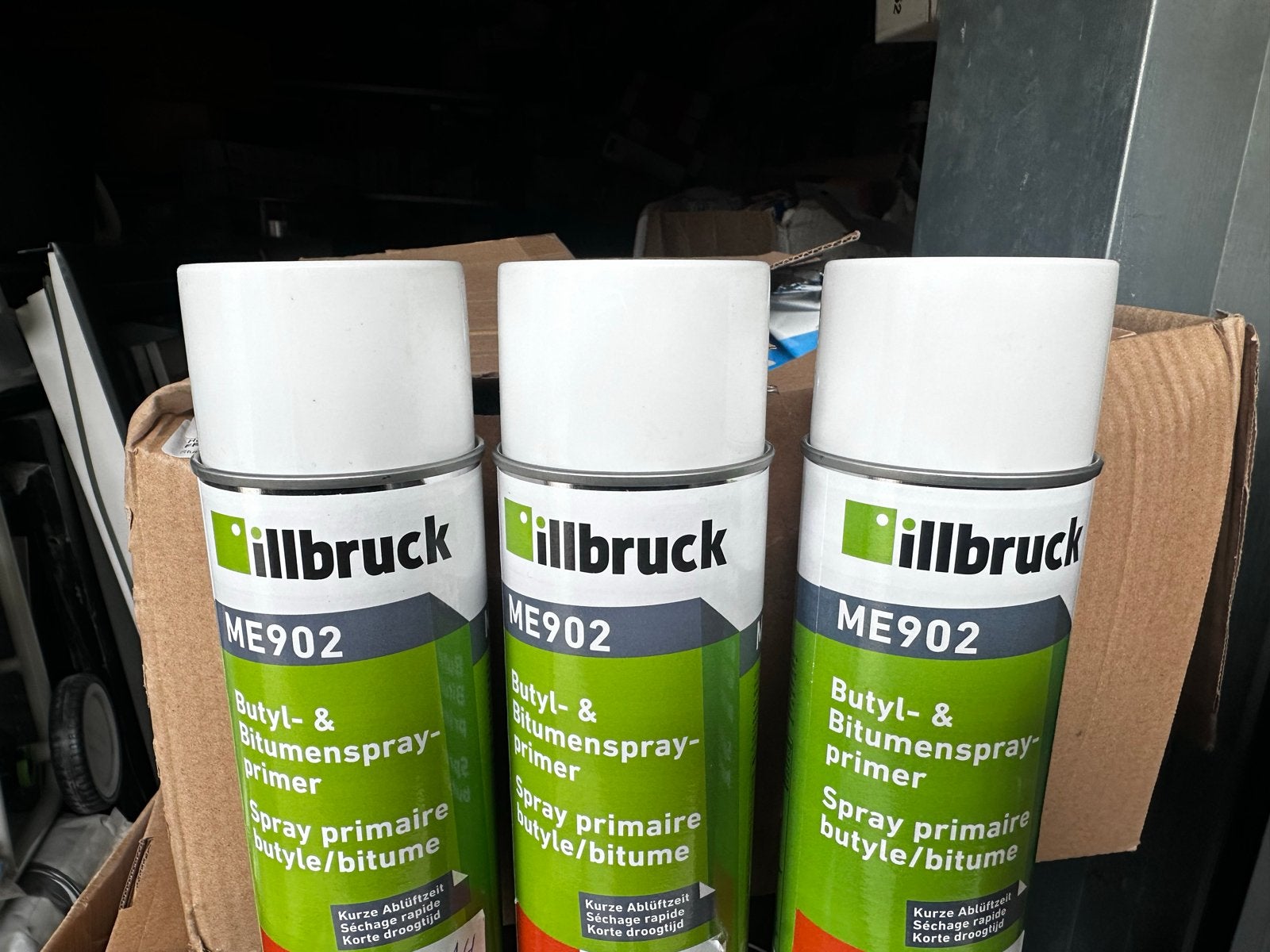 Illbruck ME902 Butyl- & Bitumenspray-primer, Minder dan 4 cm, Overige materialen, Nieuw, Ophalen of Verzenden
