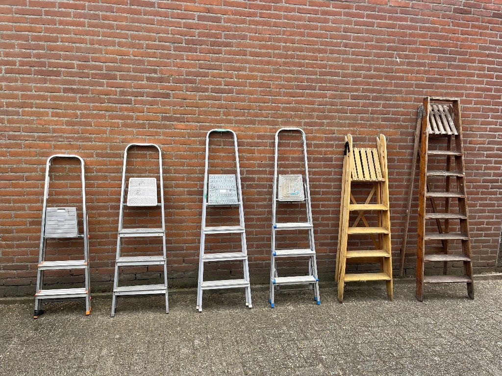 keukentrap, ladder, schilders trap, huishoudtrap, klus trap, Ophalen, Gebruikt, Trap, Opvouwbaar of Inschuifbaar