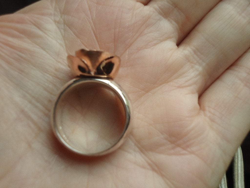 mooie echt zilveren ring met roze vergulde roos ESPRIT nieuw, 18 tot 19, Nieuw, Ophalen of Verzenden, Dame