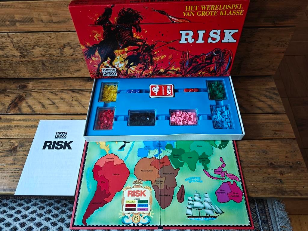 3 X Risk vintage., Hobby en Vrije tijd, Gezelschapsspellen | Bordspellen, Ophalen of Verzenden, Parker., Parker., Parker.