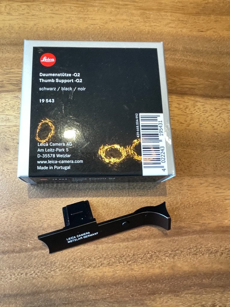Leica Q2 Duimsteun/ Thumb Grip, Compact, Ophalen of Verzenden, Zo goed als nieuw, Overige Merken