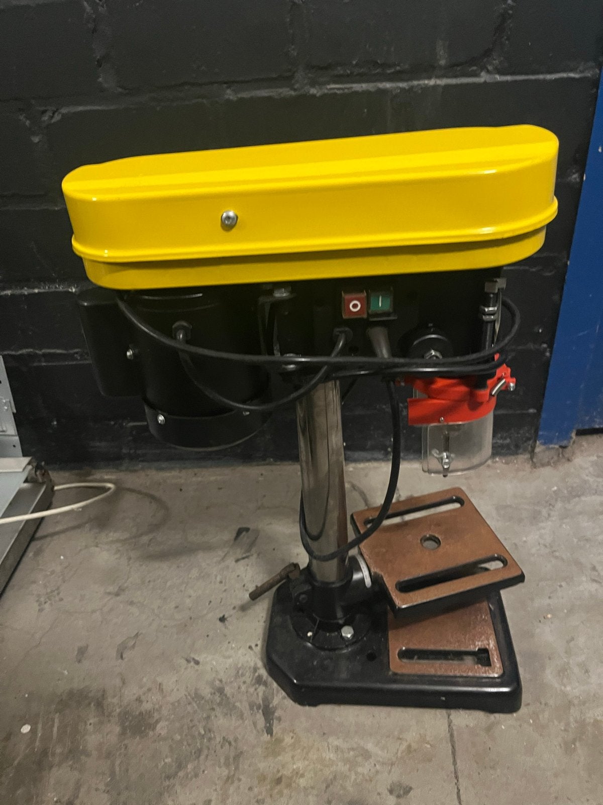 Powerplus Kolomboormachine - Tafelboor, Doe-het-zelf en Verbouw, Ophalen of Verzenden, Gebruikt, Minder dan 400 watt, Kolomboormachine
