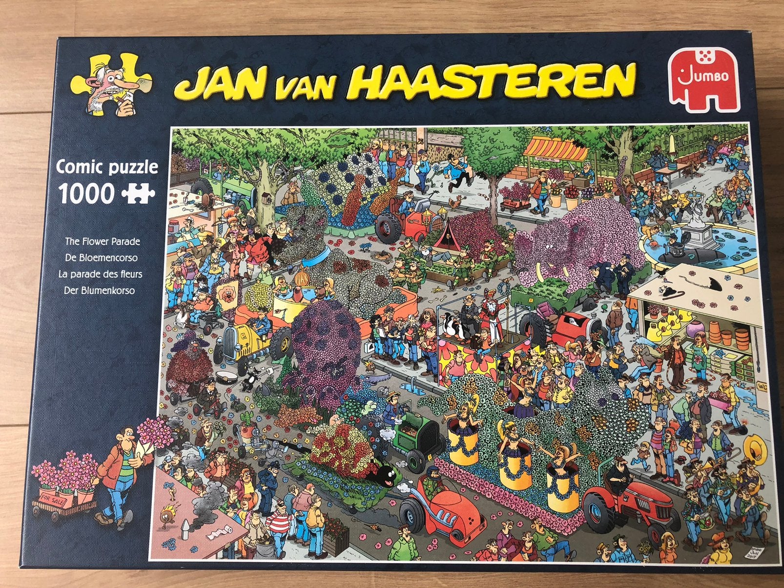 Jan van Haasteren Bloemencorso 1.000 stuks, Ophalen, 500 t/m 1500 stukjes, Zo goed als nieuw