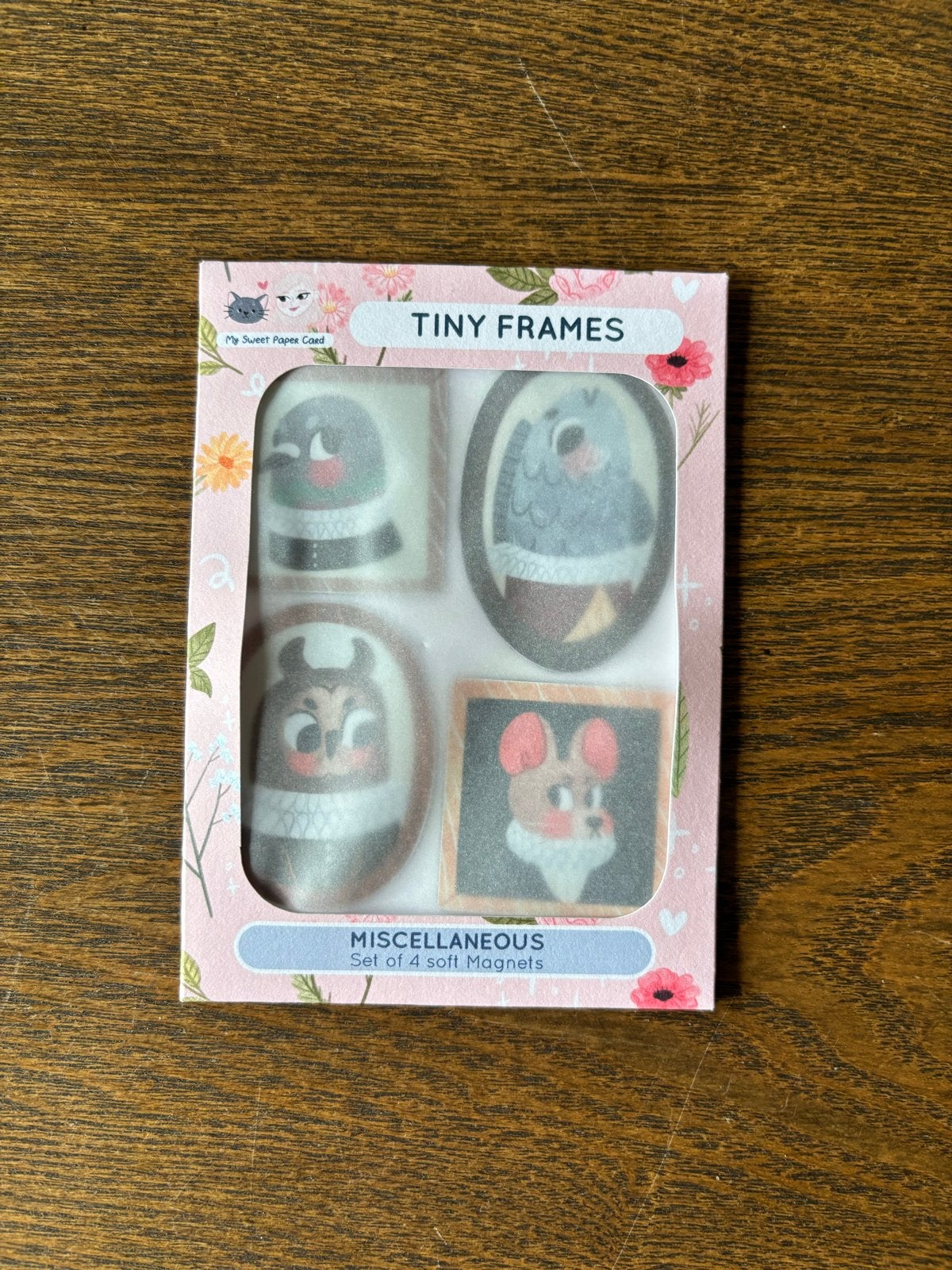 My Sweet Paper Card Tiny Frames Set van 4 zachte magneten, Ophalen of Verzenden, Nieuw