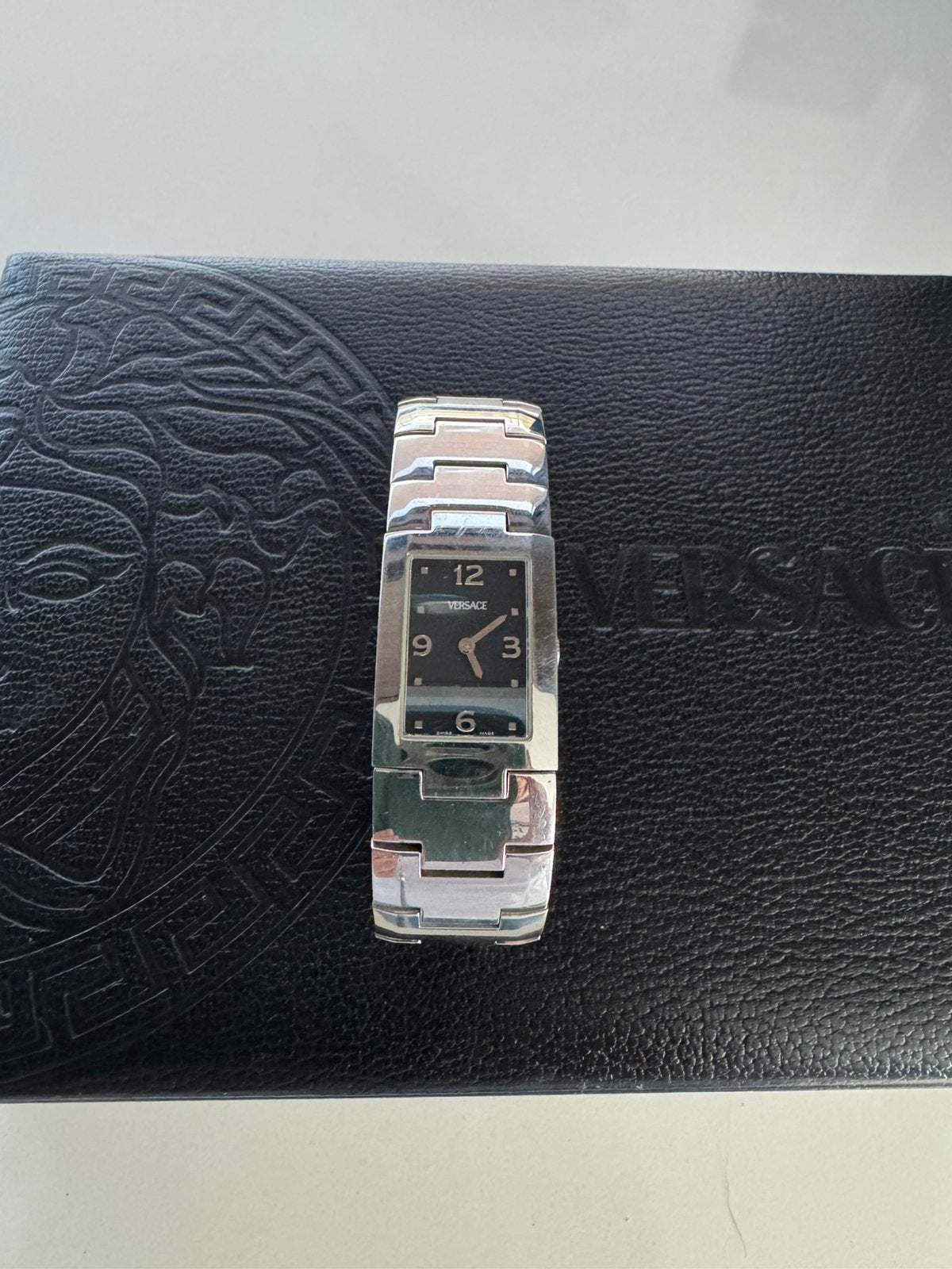 Versace Polshorloge model CSQ 99, Overige merken, Gebruikt, Staal, Polshorloge