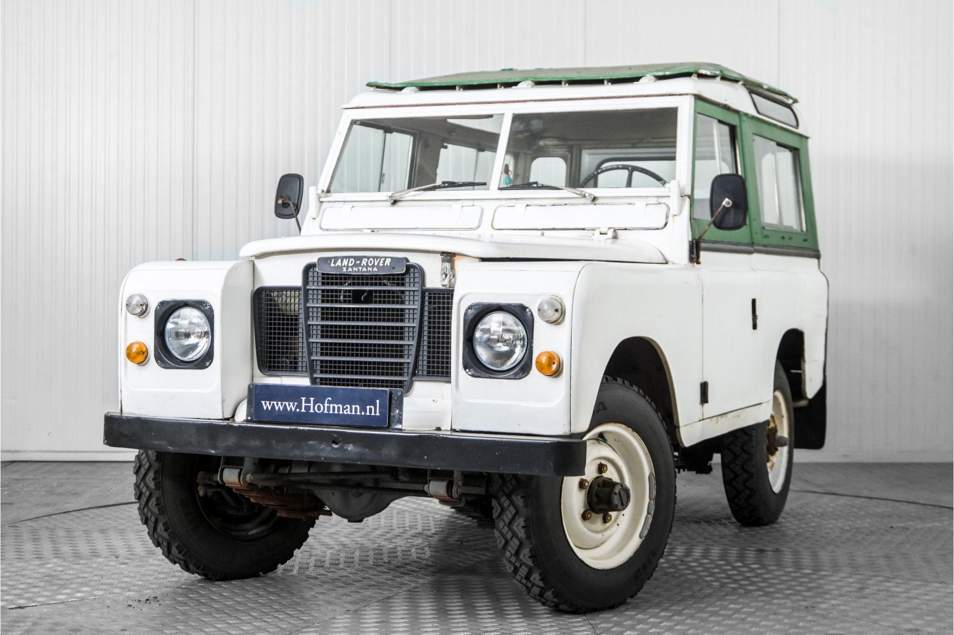 Land Rover 88 Defender serie III overdrive Santana, Auto's, 2286 cc, Gebruikt, Wit, 14 km/l