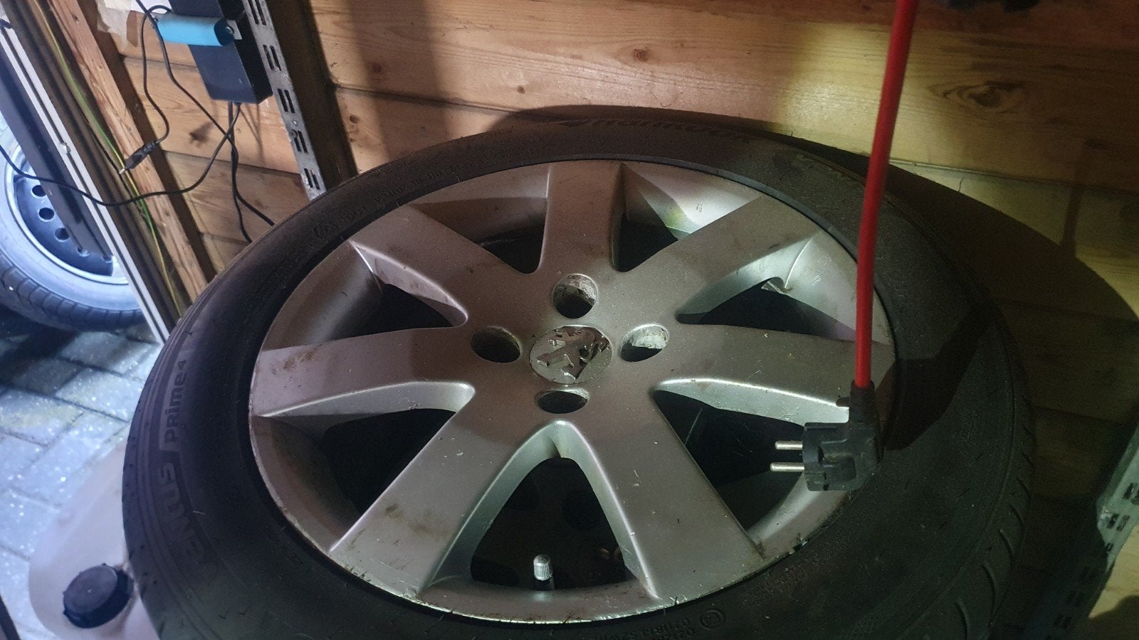Peugeot 308  velgen met band, Ophalen, Gebruikt