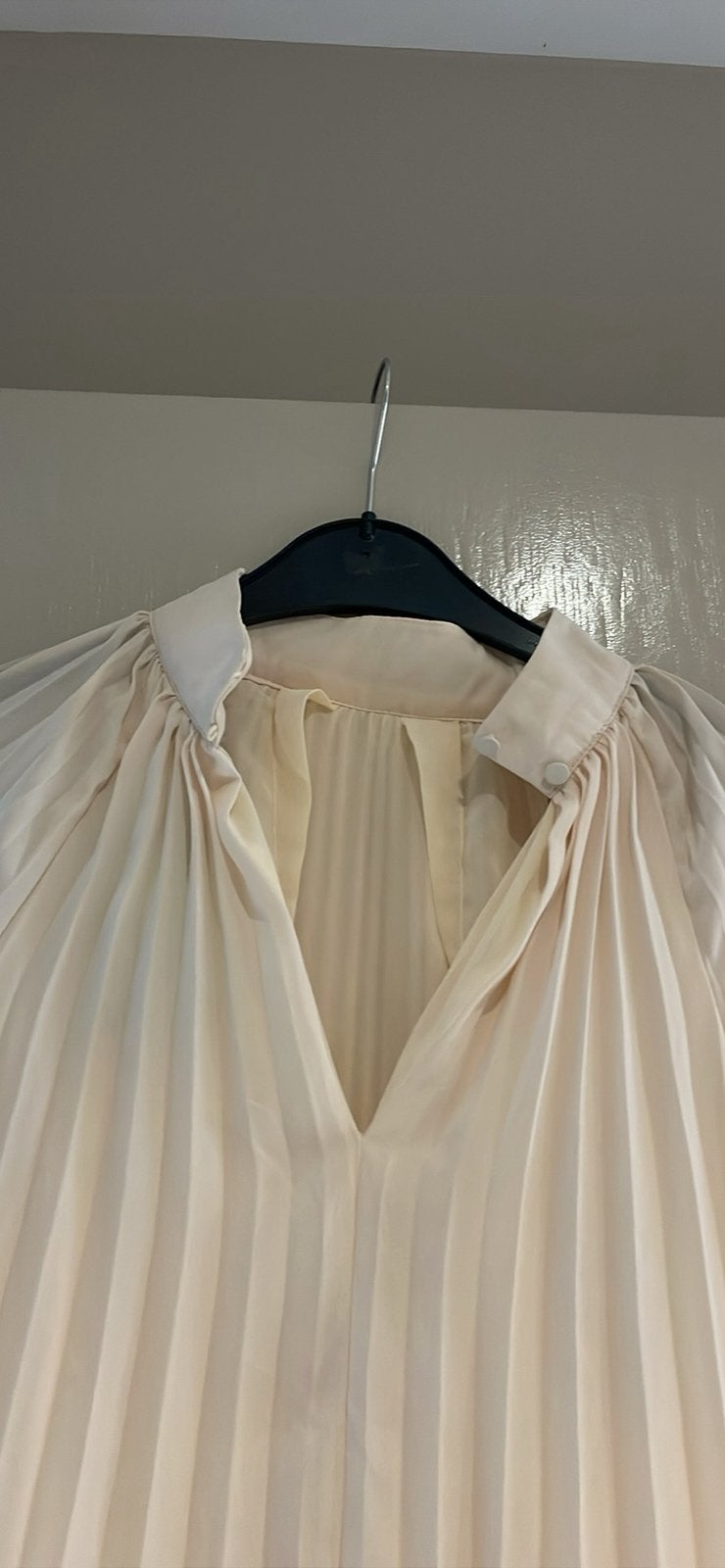 Blouse plisee nieuw, Ophalen of Verzenden, Nieuw, Maat 36 (S), Wit