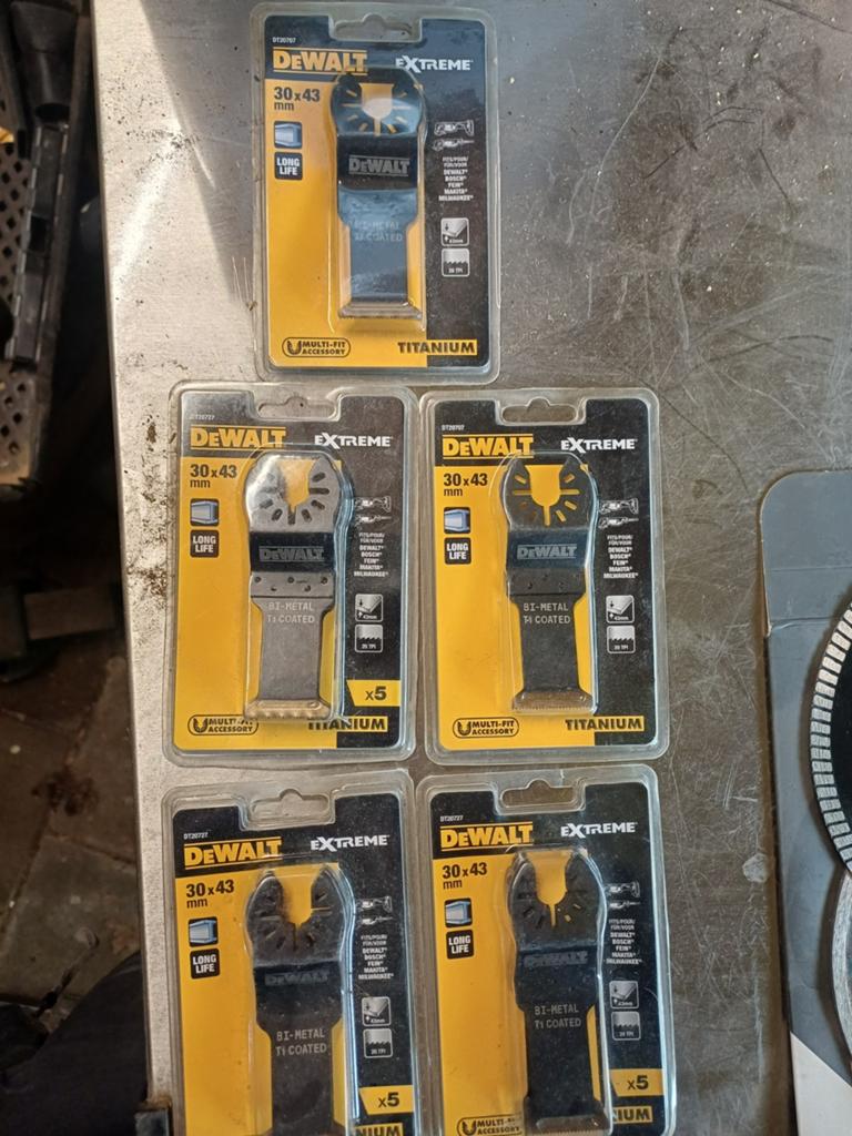 Dewalt multitool zaagjes en diamant slijpschijven, Ophalen of Verzenden, Nieuw