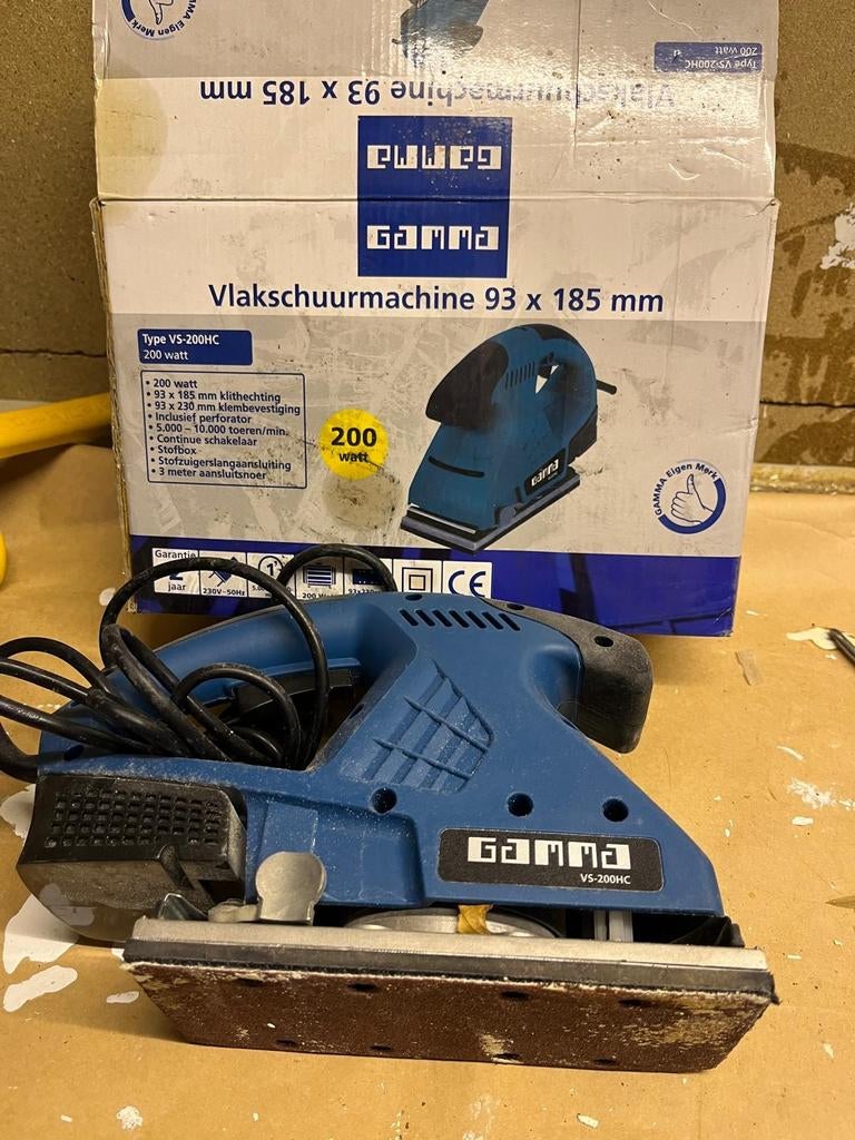 Schuurmachine, Doe-het-zelf en Verbouw, Gereedschap | Schuurmachines, Ophalen of Verzenden, Nieuw, Minder dan 600 watt, Vlakschuurmachine