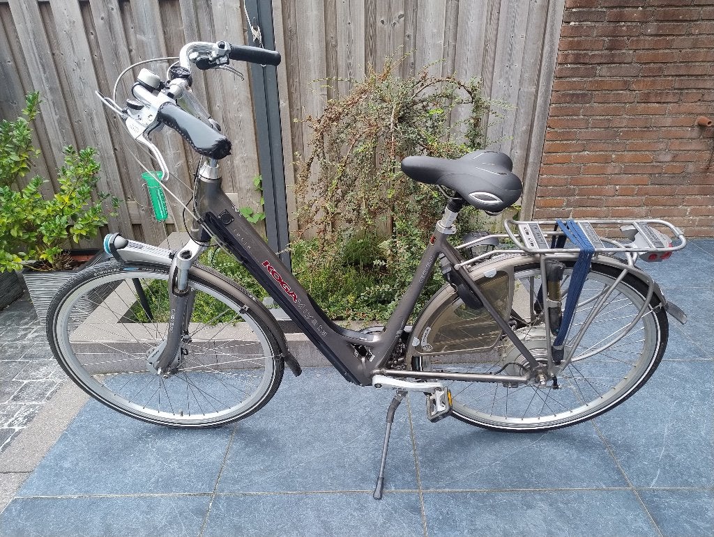 Elektrische damesfiets Koga Tesla Tour, Gebruikt, Versnellingen, 50 tot 53 cm, Trommelrem