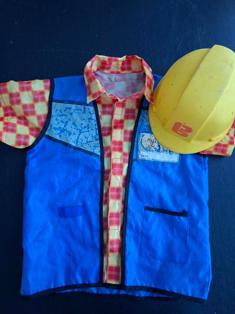 Bob de Bouwer verkleedset, Ophalen of Verzenden, Gebruikt, 122 t/m 128, Jongen of Meisje