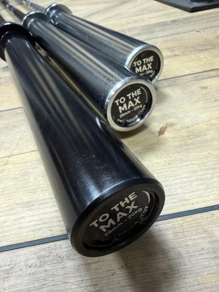 To the Max olympische barbells halterstangen, gym kwaliteit, Ophalen of Verzenden, ., Info@fitnesstradingtothemax.nl, .