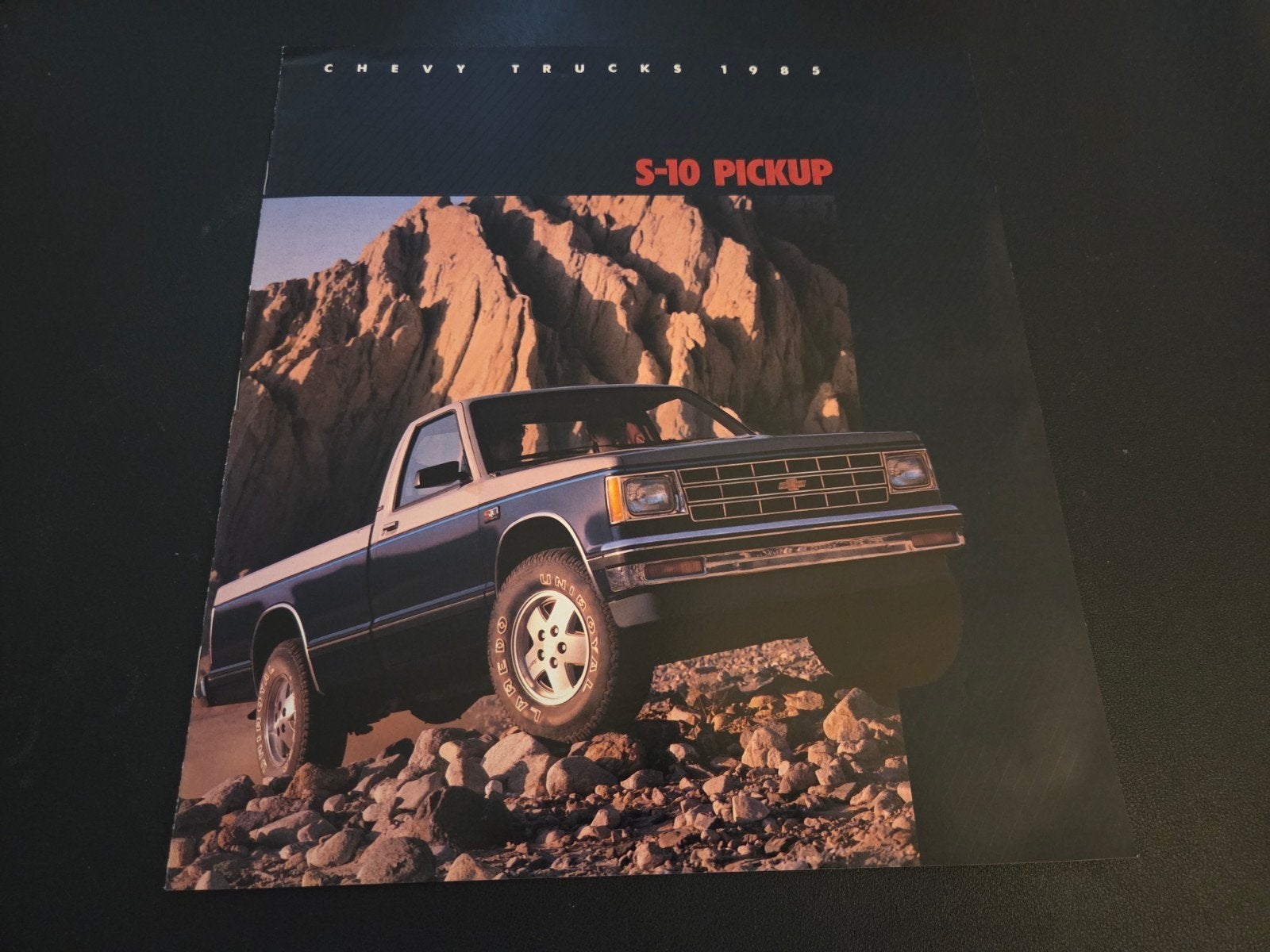 Brochure Chevrolet S-10 Pickup 1985 USA, Ophalen of Verzenden, Zo goed als nieuw, Chevrolet