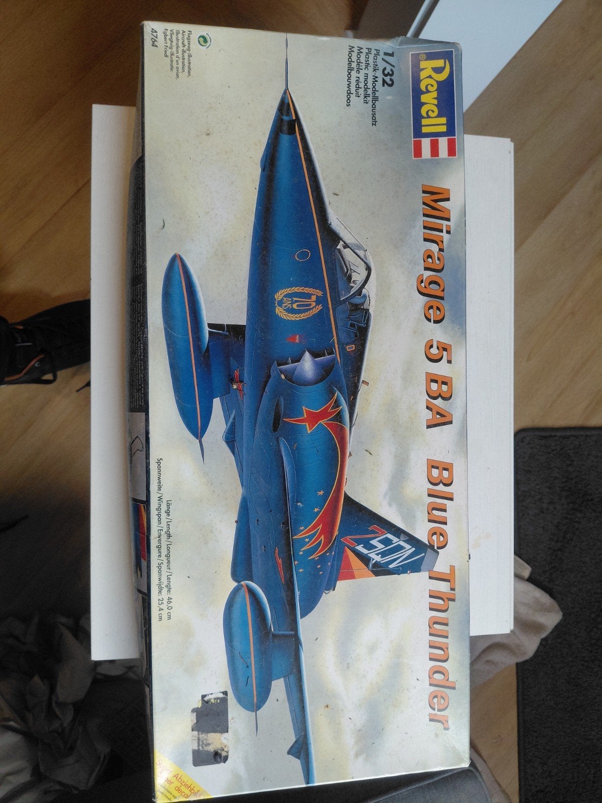 Revell Mirage 5 BA Blue Thunder modelvliegtuig 1:32, Revell, Nieuw, Ophalen of Verzenden, Groter dan 1:72