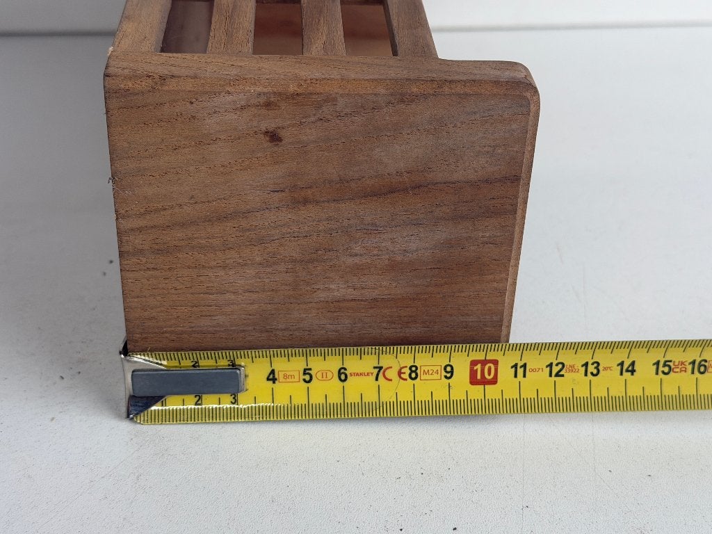 Teak bakje 28 cm, Verzenden, Gebruikt, Lijn of Blok