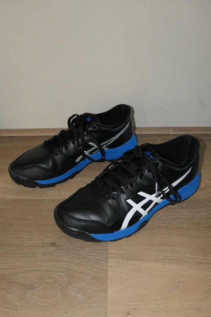 Hockeyschoenen kaatsschoenen zwart blauw | 38 | Asics, Ophalen of Verzenden, Nieuw, Schoenen