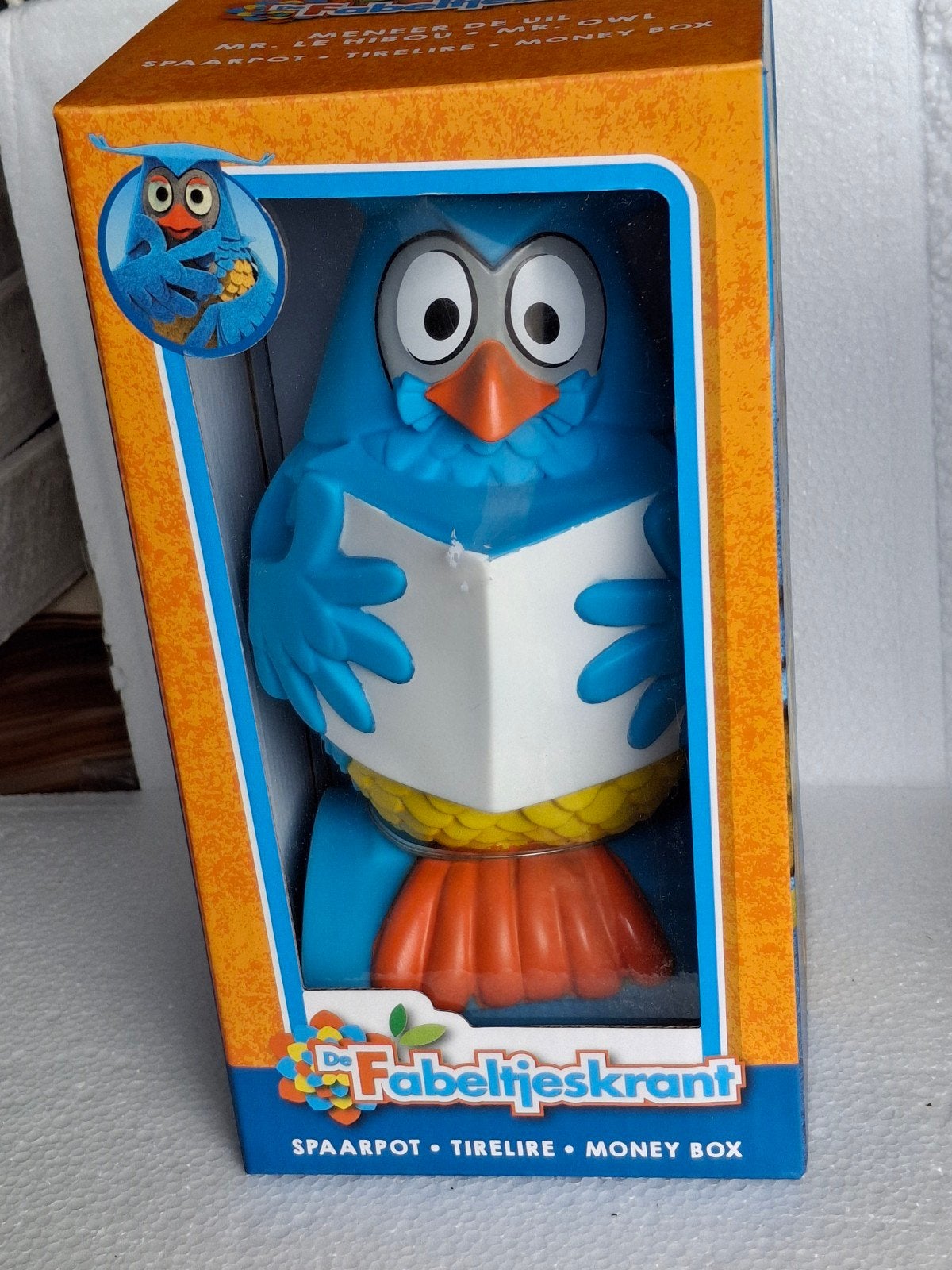De Fabeltjeskrant Meneer de Uil Spaarpot - Nieuw in doos, Verzamelen, Verzenden, Nieuw